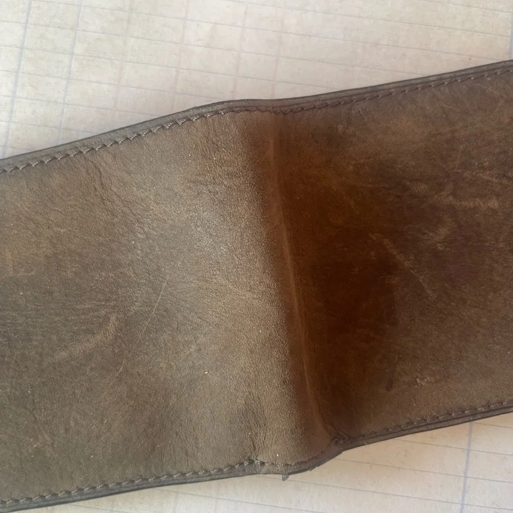 Fossil Men's Brown Leather Wallet